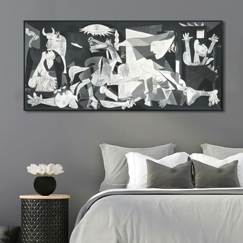 INVIN ART Framed Canvas Print Guernica