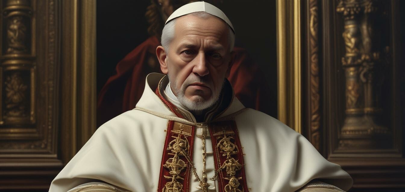 Portrait of Pope Innocent X by Diego Velazquez